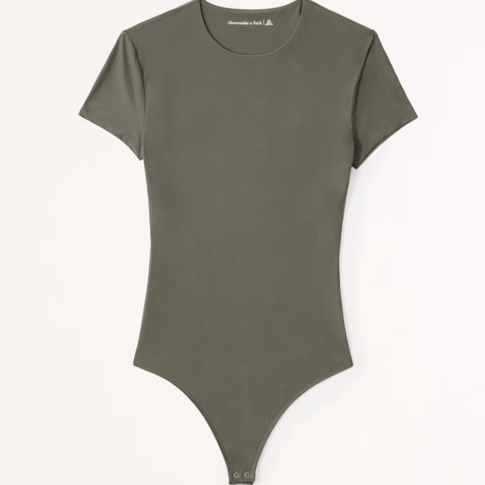 lululemon athletica Olive Green Short Sleeve Bodysuit